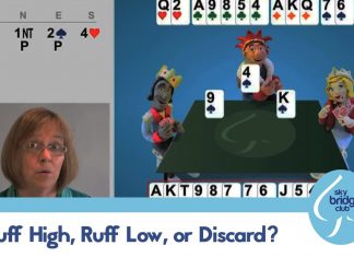 Ruff high, ruff low, or discard?