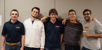 2018 USA2 Patiño Cup team: Dhir Wins Exciting USA2 Final Burke Snowden, Sam Amer, Greg Herman, Will Zhu, Arjun Dhir, photo by Sylvia Shi