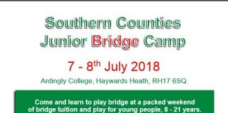 Junior Bridge Camp in Sussex in July 2018