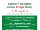 Junior Bridge Camp in Sussex in July 2018