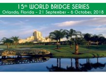 15th World Bridge Series Orlando 2018