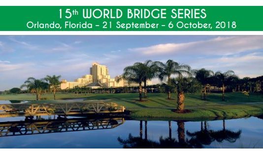 15th World Bridge Series Orlando 2018