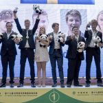 17th World Youth Bridge Team Championships – The Verdicts Juniors, GOLD Medallist — SWEDEN Ida Grönkvist-Mikael Grönkvist, Simon Hult-Adam Stokka and Mikael Rimstedt-Ola Rimstedt, with Martin Loefgren the non-playing captain and Tom Gards to coach.