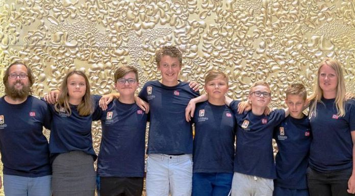 3rd WBF Youth Teams Online Championships: U16 Norway Team Norway u16 Wujiang 2018