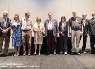 15th World Bridge Series – The Last Results Manfield: Beth Palmer (pc), William Cole, Melanie Manfield, William Pettis, Debbie Rosenberg and Michael Rosenberg.