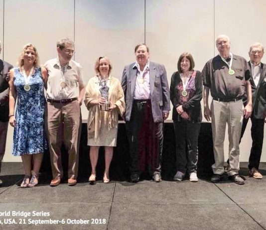 15th World Bridge Series – The Last Results Manfield: Beth Palmer (pc), William Cole, Melanie Manfield, William Pettis, Debbie Rosenberg and Michael Rosenberg.