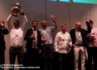 15th World Bridge Series – Medal Winners