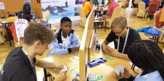 A Classic Fit Jump by Justin Lall Wujiang 2018 U21 Botswana vs Sweden