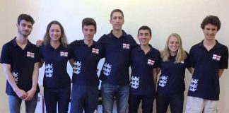 The Old, Old Story in Bridge by Phillip Alder England Sam Anoyrkatis, Liz Gahan, Oscar Selby, Imogen La Chapelle, Theo Anoyrkatis, Andy Cope (NPC: Michael Byrne)