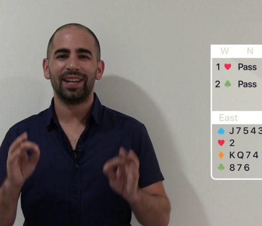 Solution to Riddle n.1 by Gilad Ofir (WBF Youth Coordinator)