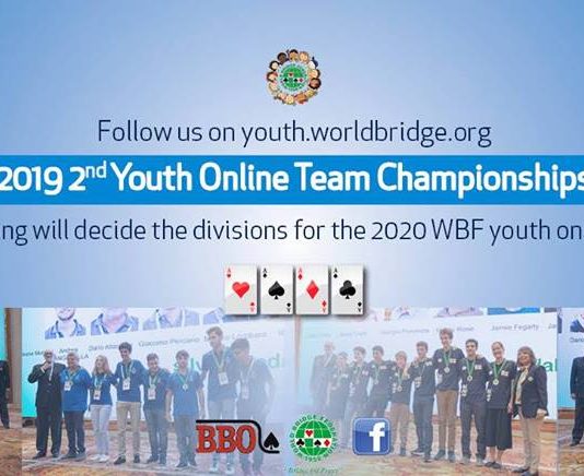 WBFY Teams Online Championship 2019 Semifinal Stage 2019 2nd WBF Youth Teams Online Championships LOGO