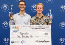 2019 Youth NABC: Winners & Participants Aaron Balleisen and Nathan Finkle from Princeton University