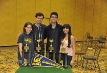 Las Vegas 2019: Collegiate Bridge Bowl News Rebecca Wernis, Armin Askari, Raymond Von Mizener and Isha Thapa