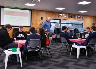 High School Students Battle it out at Burnie Bridge Club Tournament