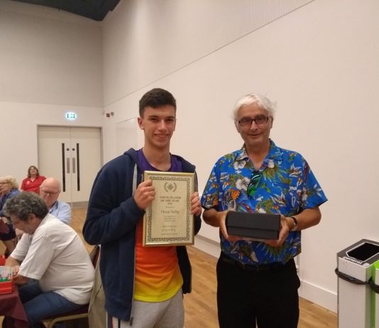 EBU: Young Player of the Year Award Oscar Selby