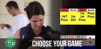 44th World Teams Championships – Choose Your Game