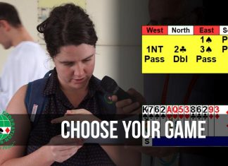 44th World Teams Championships – Choose Your Game