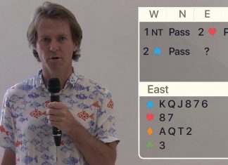 Riddle N° 21 with Simon Stocken – Bridge Teacher