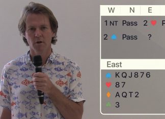 Solution to Riddle N° 21 with Simon Stocken – Bridge Teacher