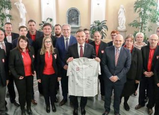 The Poland Champions were recieved by the Poland President