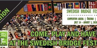 2020 Swedish Bridge Festival – Youth Inviation