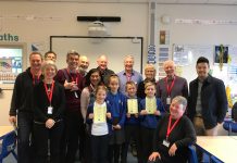 England: First Taster Starter Bridge session at Lord Deramore’s Primary School