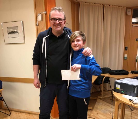 Norway: 11 year old to the top in the federal tournament (A Hand from the tournament) Nicolai Heiberg-Evenstad and Stian A. Evenstad