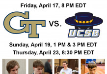 Georgia Tech in Twitch: April Program