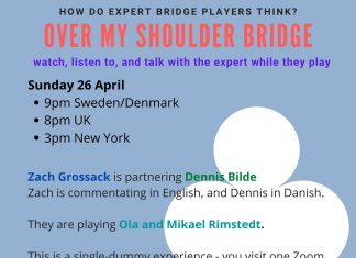 OVER MY SHOULDER: all young players this Sunday April 26th