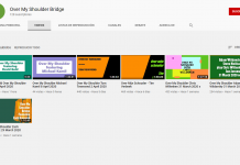 Over My Shoulder Bridge: Wed 15 and Thu 16 April