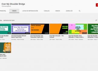 Over My Shoulder Bridge: Wed 15 and Thu 16 April