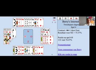 Bridge with Tom Drijver for starters and intermediate