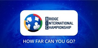 Bridge International Championship: October 26th 2020 to November 1st 2020. One week.