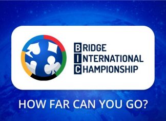 Bridge International Championship: October 26th 2020 to November 1st 2020. One week.