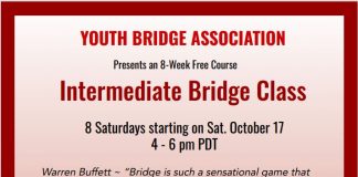 Youth Bridge Association: Free Intermediate Bridge Course