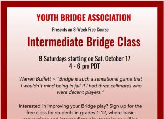 Youth Bridge Association: Free Intermediate Bridge Course