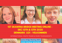 Poland: 1st Skawina Bridge Meeting 2020 Online – Dec 12th