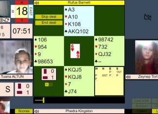 Invitational Bridge Junior event on RealBridge: Winners & Results