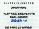 Play Real Bridge with Real Juniors (U16): Sunday 13 June 2021