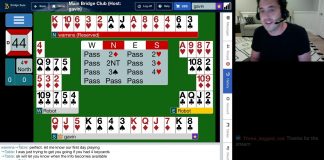 Would you like to kibitz a professional bidding practice?