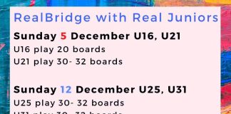 December – RealBridge event for Juniors