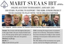 Marit Sveaas IBT: Online Auction Tournament, January 2nd 2022