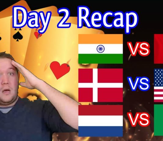 USA and Denmark Surge – Bridge World Championship – Day 2 Recap