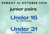 Junior Pairs Tournament – Sunday 16 October
