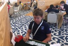 Reverse scramble part II by Frank Stwart (USA)