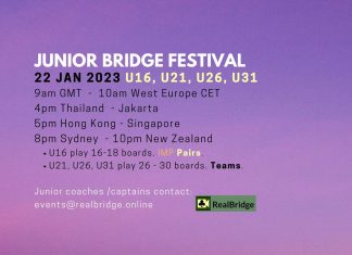 RealBridge: Junior Bridge Festival Jan 22, 2021