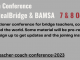 BAMSA + RealBridge teacher/coach conference 7 and 8 October, 2023