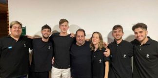 Dick Freeman Award for Junior Hand Of The Year 2024 Ramiro Nuñez, Francisco Guerra, Tomas Popowsky, Esteban Oubliese (NPC) Clara Feintuch, Baltazar Etcheparborda y Santiago Semberoiz