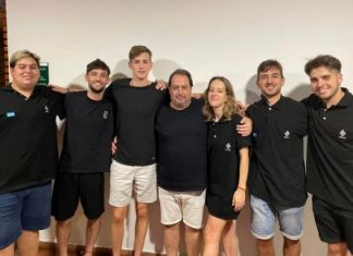 Dick Freeman Award for Junior Hand Of The Year 2024 Ramiro Nuñez, Francisco Guerra, Tomas Popowsky, Esteban Oubliese (NPC) Clara Feintuch, Baltazar Etcheparborda y Santiago Semberoiz