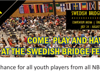 2026 Swedish Bridge Festival – YOUTH INVITATION